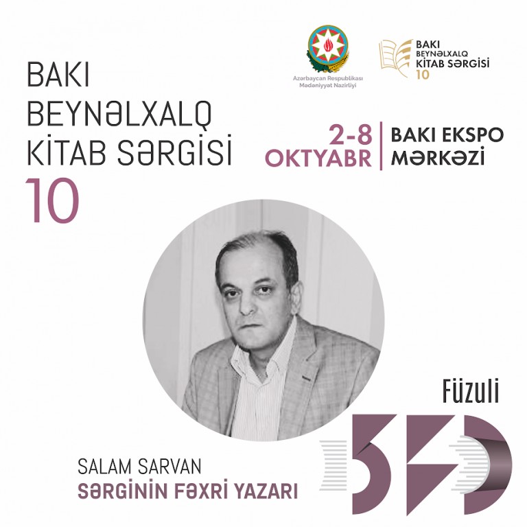 Salam Sarvan, Rovshan Abdullaoghlu Named Honorary Authors at the 10th Baku International Book Fair